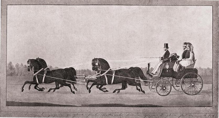 Beizadea Grigore Gr. Ghica la osea pe la 1845