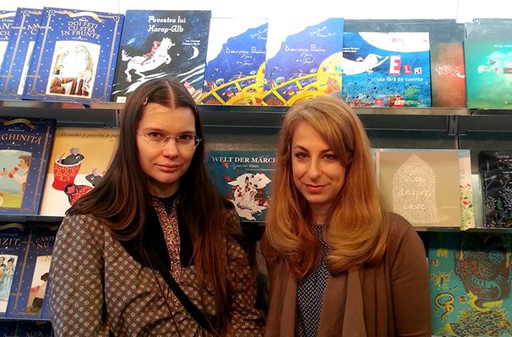 Cristiana Radu şi Adina Rosetti la Bologna // foto: arhiva personală