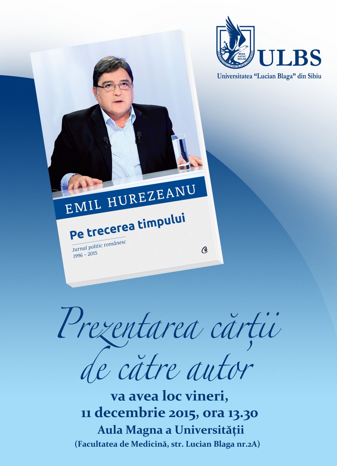 Prezentarea cărții de către autor